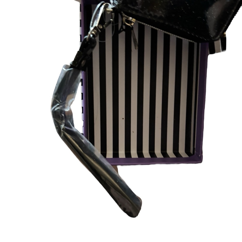 NIB Marc Tetro Bichon Frisée Dog Black Wallet Gift Boxed Wristlet Faux Leather - Picture 10 of 12
